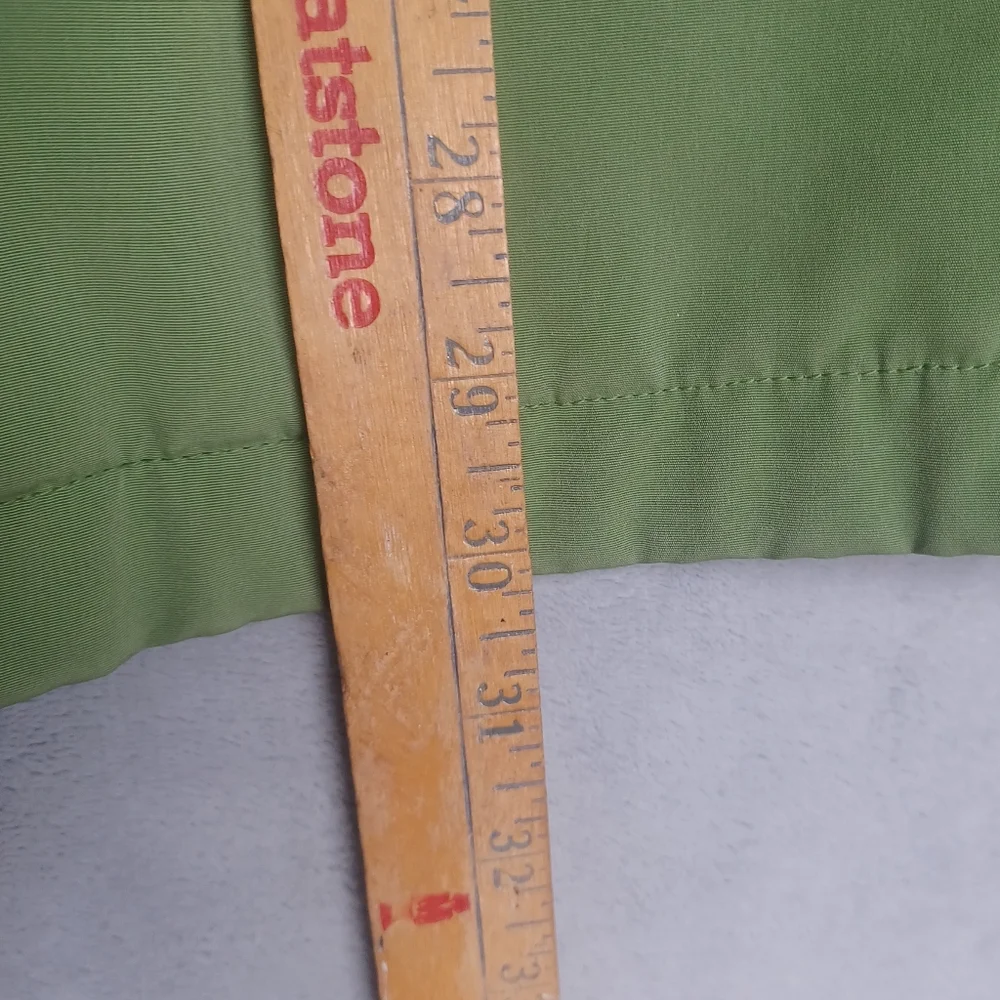 Liz Claiborne Green Utility Jacket with Tan Trim - Picture 10 of 13